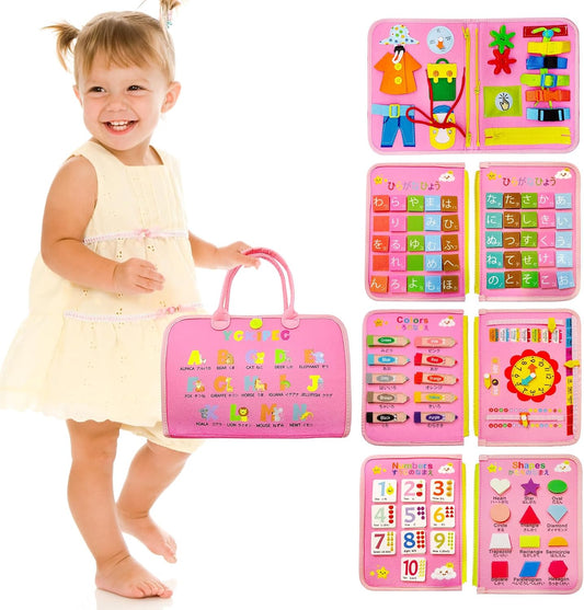 YGKIPEG Montessori Toys, Busy Board, Hiragana, Japanese Language Educational Toys, For Girls, Boys, Educational Toys, Fingertip Education, 1 Year, 2 Years, 3 Years, 4 Years, 5 Years, Learning Toy,