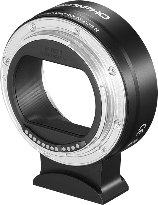 SOONPHO EF-EOS R Mount Adapter for Canon, AF Function, Autofocus, EF/EF-S Mount Lens, RF Mount, Electronic Contacts, Tripod Mount, Image Stabilization, EXIF Data Recording, Japanese Instruction Manual