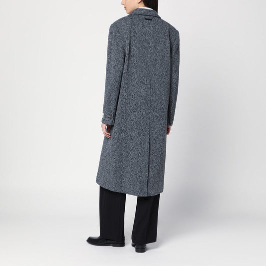 Calvin Klein ウールブレンドのカルビンクラインシングル胸コート - Image 1