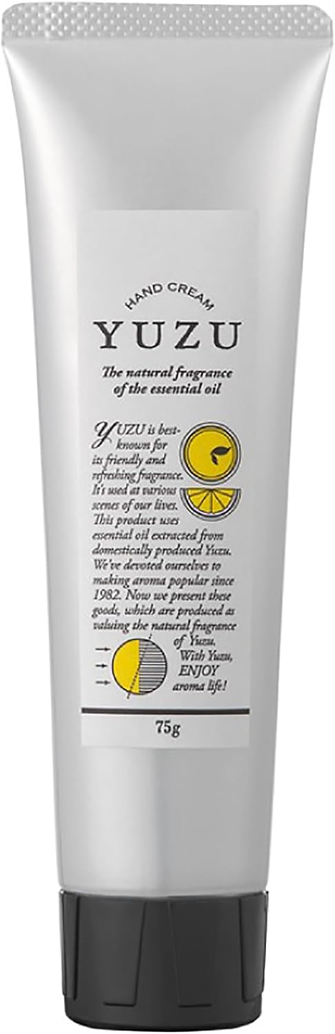 Daily Aroma YUZU Hand Cream from Kochi Prefecture, 2.6 oz (75 g), Yuzu
