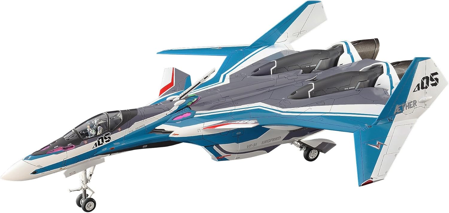 ハセガワ マクロスシリーズ マクロスデルタ VF-31J ジークフリード ハヤテ機 1/72スケール プラモデル 29