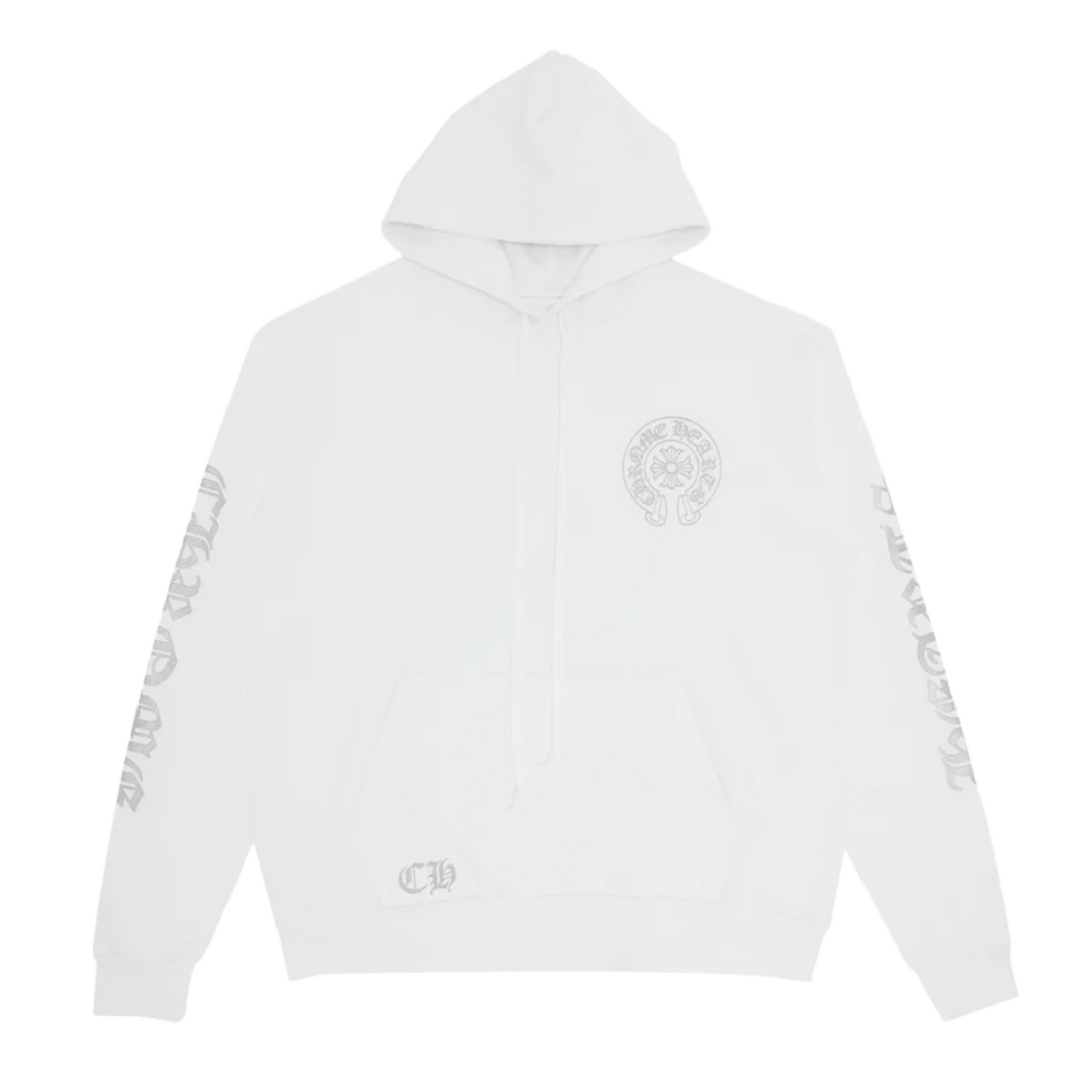 CHROME HEARTS ULTRA MIAMI EXCLUSIVE PULLOVER HOODIE 'WHITE/SILVER'
