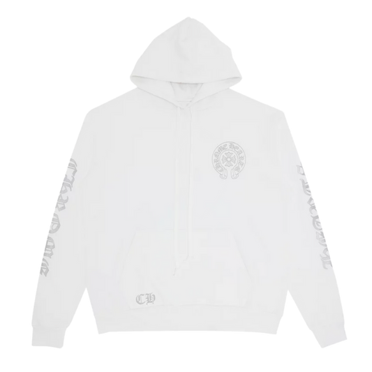 CHROME HEARTS ULTRA MIAMI EXCLUSIVE PULLOVER HOODIE 'WHITE/SILVER'