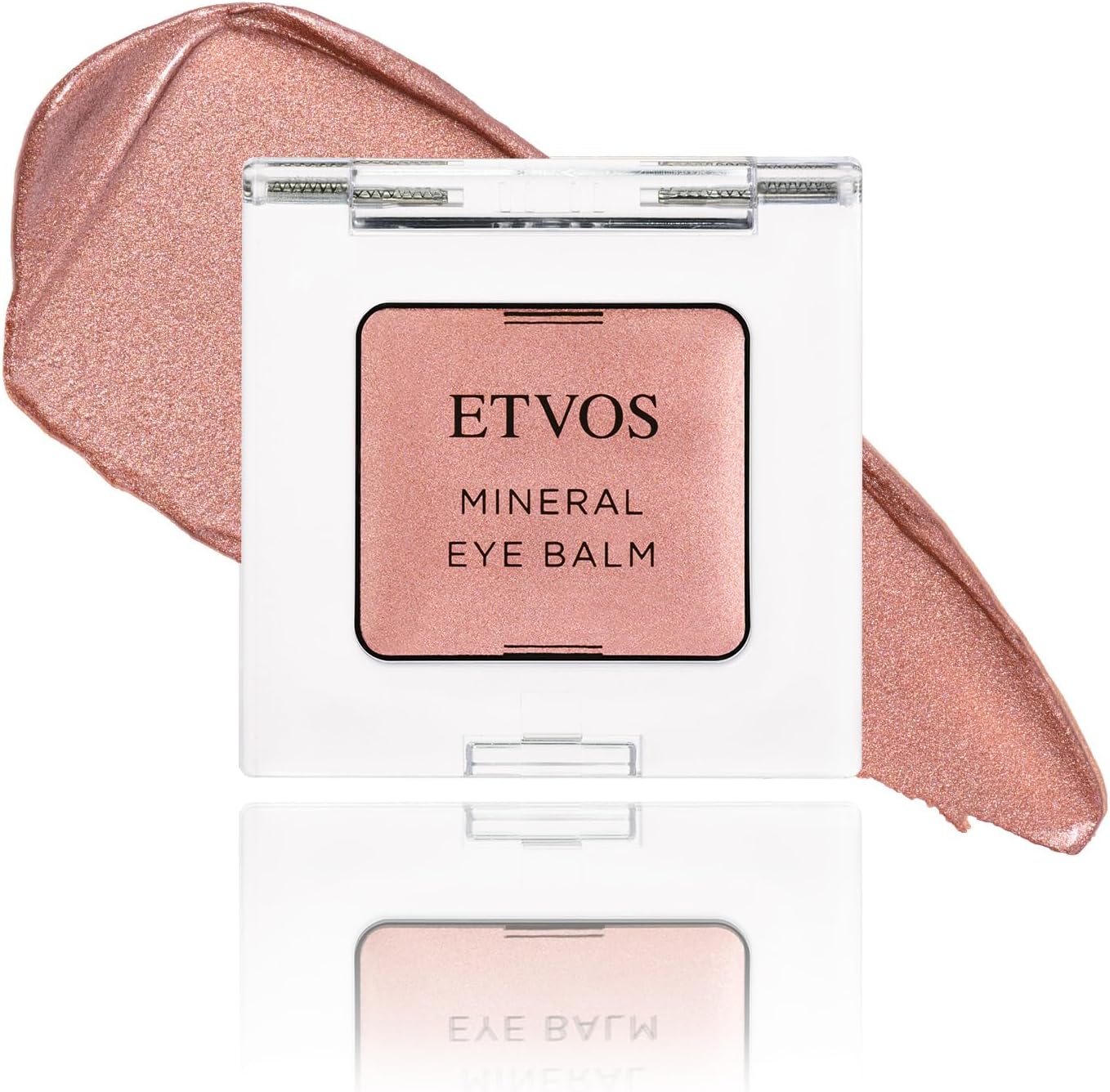 ETVOS Mineral Eye Balm #Pink Fizz (Eyeshadow, Cream Shadow, Sensitive Skin, Dullness, Dryness, Pearl, Glossy, Sodium Hyaluronate, Multi-Cosmetic, Soap Off)