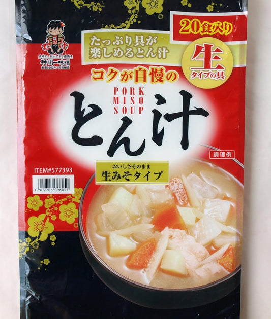 Miyasaka Brewing Shinshu Ichimiso Miyasaka-jozo Shinshu Ichimiso Pork Soup Raw Miso Type 20 Servings