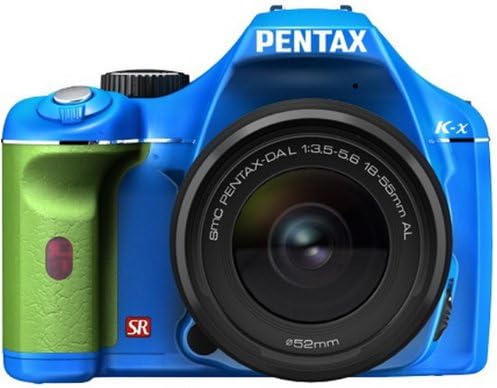 Pentax DSLR K-X Camera Lens Kit Body: Blue
