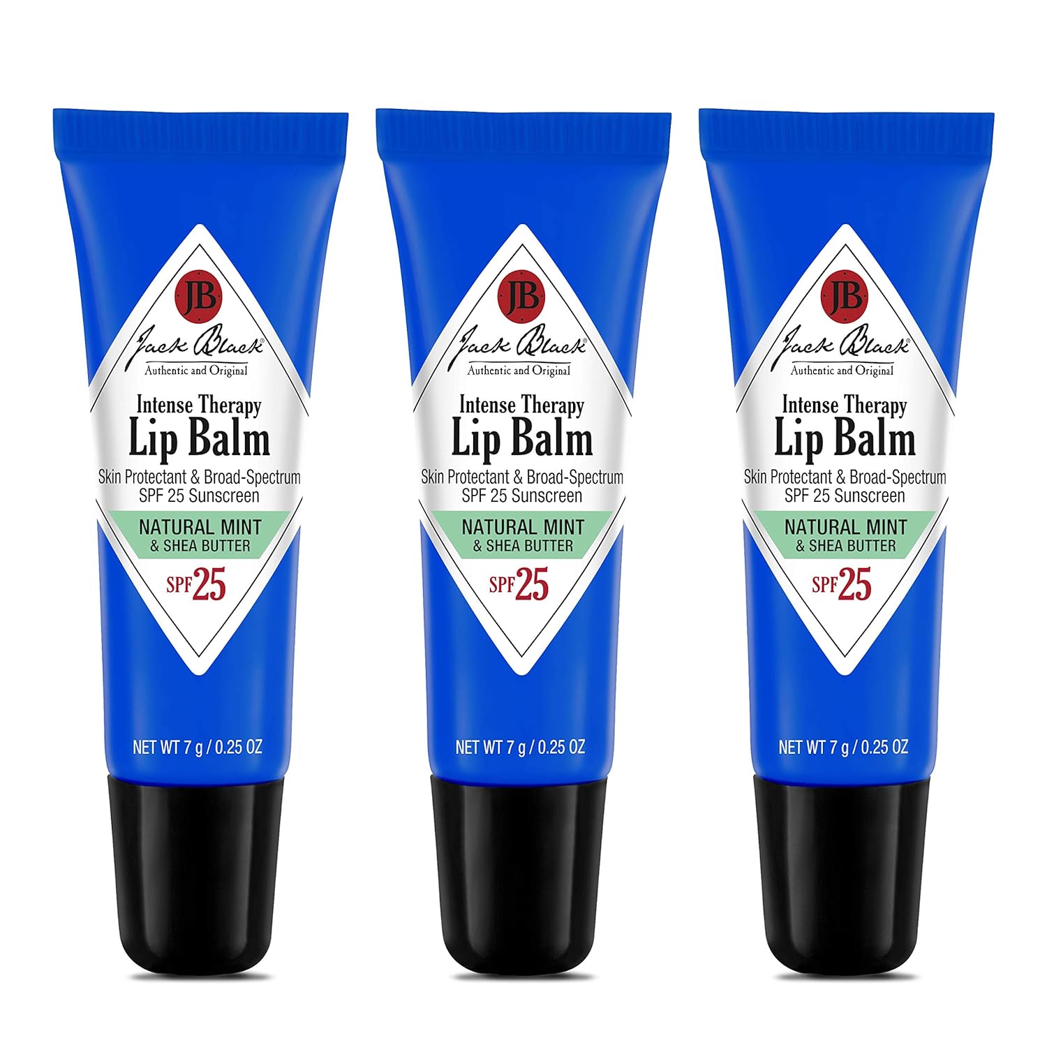 Jack Black Intense Therapy Lip Balm – SPF 25 Sun Protection, Lip Moisturizer