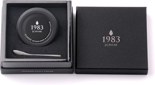 Japan Caviar Miyazaki Caviar 1983 Baeri Classic (20g / Gift Box with Shell Spoon) Gourmet Delicacy