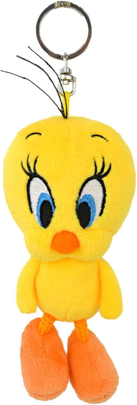 NICI Keyring BB Tweety Looney Tunes 11cm Bean Bag Plush Keychain