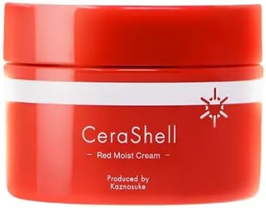 CeraLabo [Red Moist Cream (3.5 oz (100 g)] All-in-One Cream, Aging Care, Astaxanthin, Sensitive Skin, Dry Skin, Chizunosuke Development, CeraShell Red Moist Cream