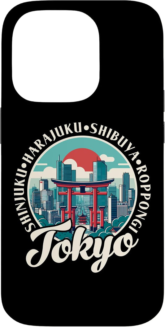 東京 新宿 原宿 渋谷 六本木 日本 お土産 スマホケース iPhone 14 Pro 用