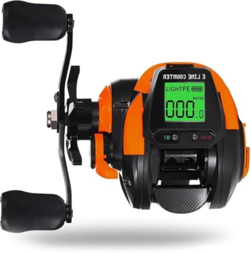 Electric Reel, Spinning Reel, Fly Reel, USB Rechargeable, Smooth Winding, Maximum Drag Force, 22.0 lbs (10 kg), Gear Ratio 7.2:1, Lightweight, Strong Drag Force, For Far-Toasting, Ice Fishing