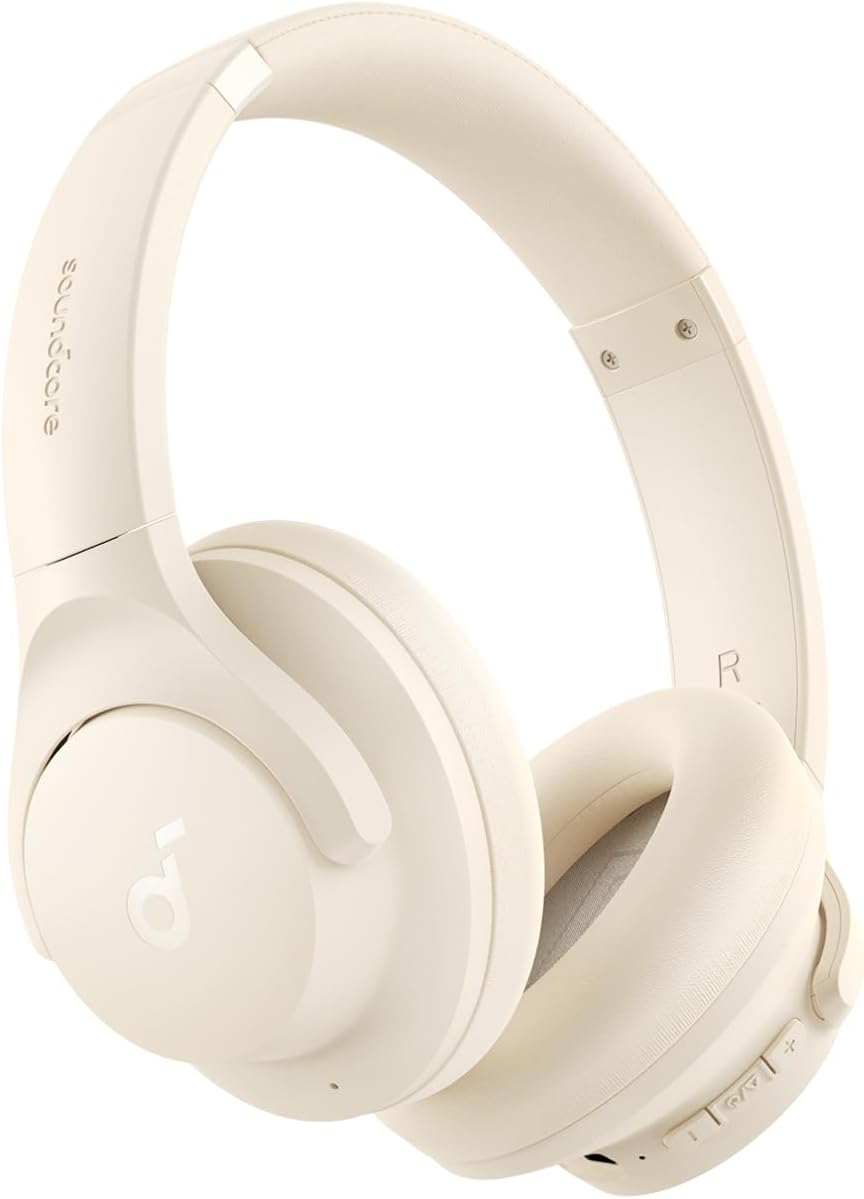 Anker Soundcore Q20i, Bluetooth 5.0 Wireless Headphones, Hybrid Active Noise Cancelling/Hi-Res Compatible (Wired) / Ambient Sound Mode/Deep Bass / Up to 60 Hours Long Music Playback / Sound