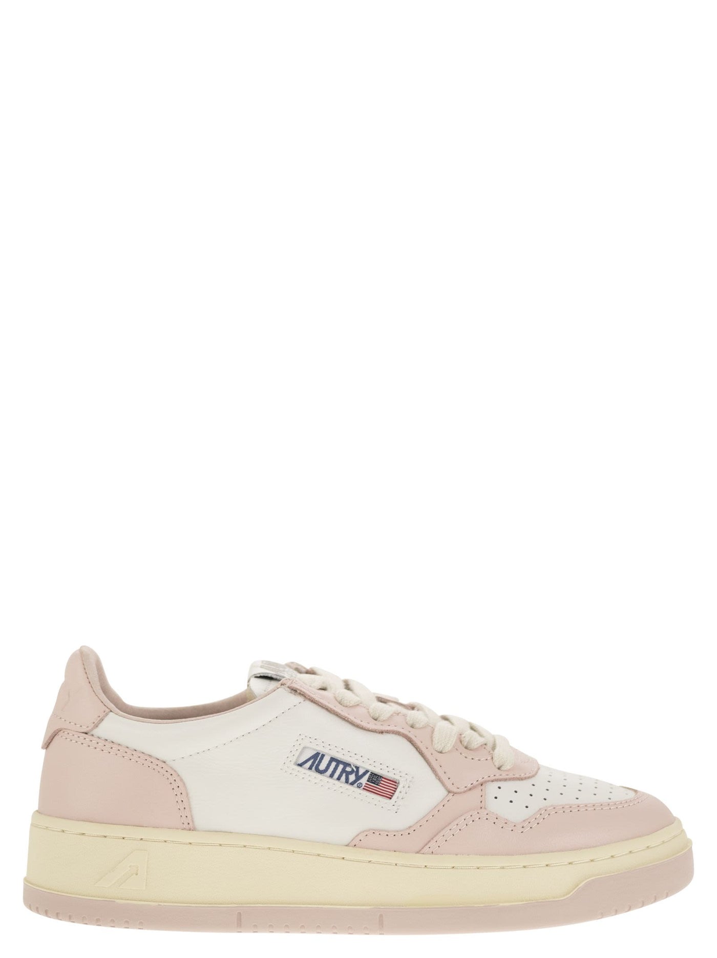 Autry Medalist Low Two Tone Leather Sneakers - Image 1
