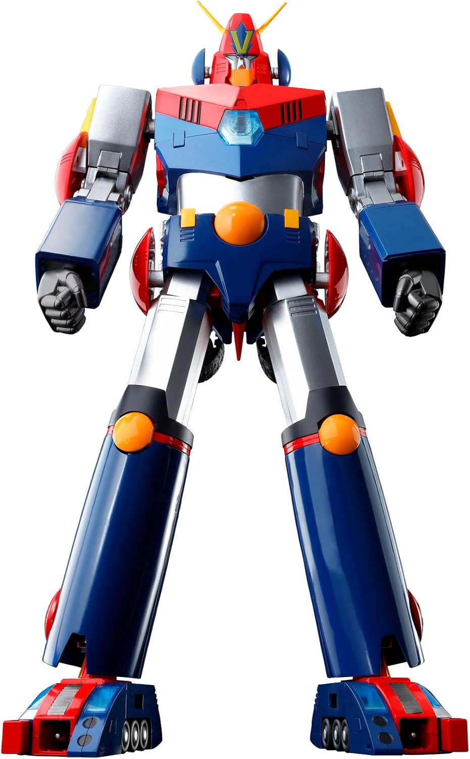DX Soul of Chogokin Super Electromagnetic Com-Battler V, approx. 14 in. (355mm), ABS and PVC, die-cast painted action figure