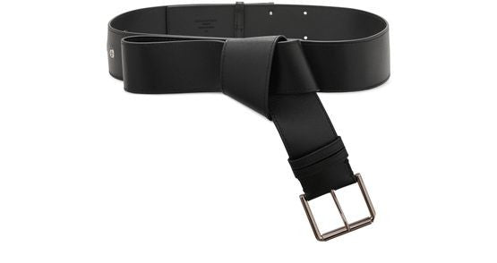 GIVENCHY Windsor 5 MM buckled belt with bow - Image 1