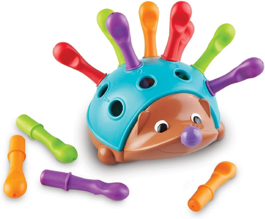 Learning Resources Baby Toy, Finger Dexterity Hedgehog, 1.5 Years Old, LER8904, Genuine Product