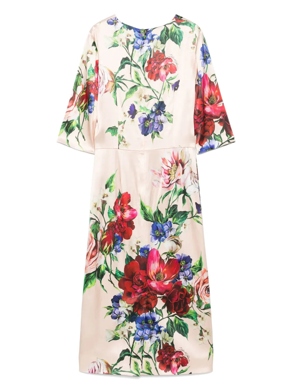 Dolce  Gabbana ドルチェ＆ガッバーナフローラルミディドレス - Image 1