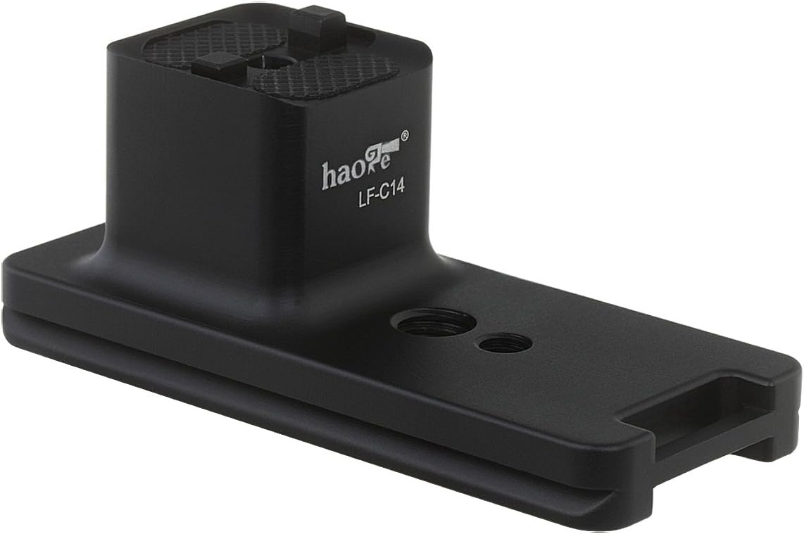 Haoge LF-C14 レンズフット三脚座マウントリング for キヤノン Canon EF 100–400mm f4.5–5.6L IS II USMレンズ用 内蔵Arca Swiss アルカスイス互換 クイックリリースプレート