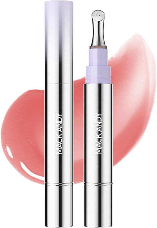 Sweet Night Lip Gloss Tint, Moisturizing Rock Color, Glossy, Lip Tint, Won't Fall Off, Transparent, For Daily Makeup (01-Peach Beige)