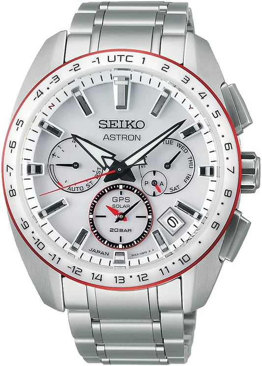 Seiko SBXC091 Astron Titanium Global Line Sports, 5X, Doctors Without Borders, Limited Edition, Wristwatch, GPS, Solar, Radio, Core Shop Limited Edition, Bracelet Type