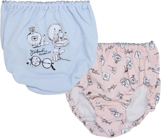 Pocket Monsters Shorts, Set of 2, Pants, 2 Takara Tomy Shorts, Girls, 100% Cotton