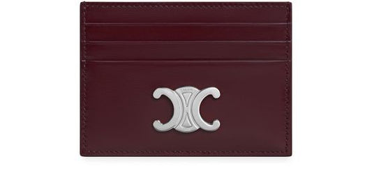 CELINE トリオンフ カードホルダー / シャイニーカーフスキン - Image 1