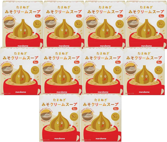 Marukome Onion Miso Cream Soup, 3 Meals x 10 Packs