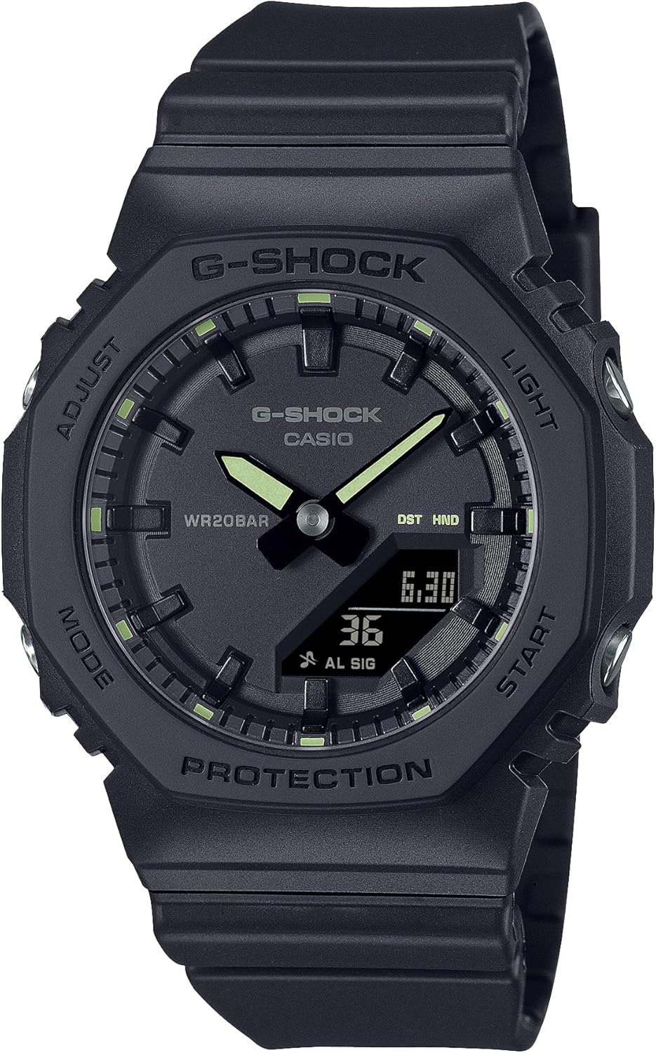 Casio GMA-P2100series Wristwatch, black/light yellow