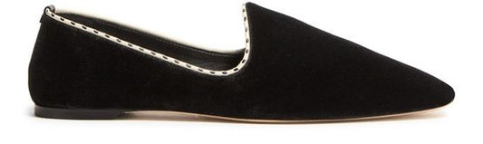 TOTEME Velvet venetian slippers - Image 1
