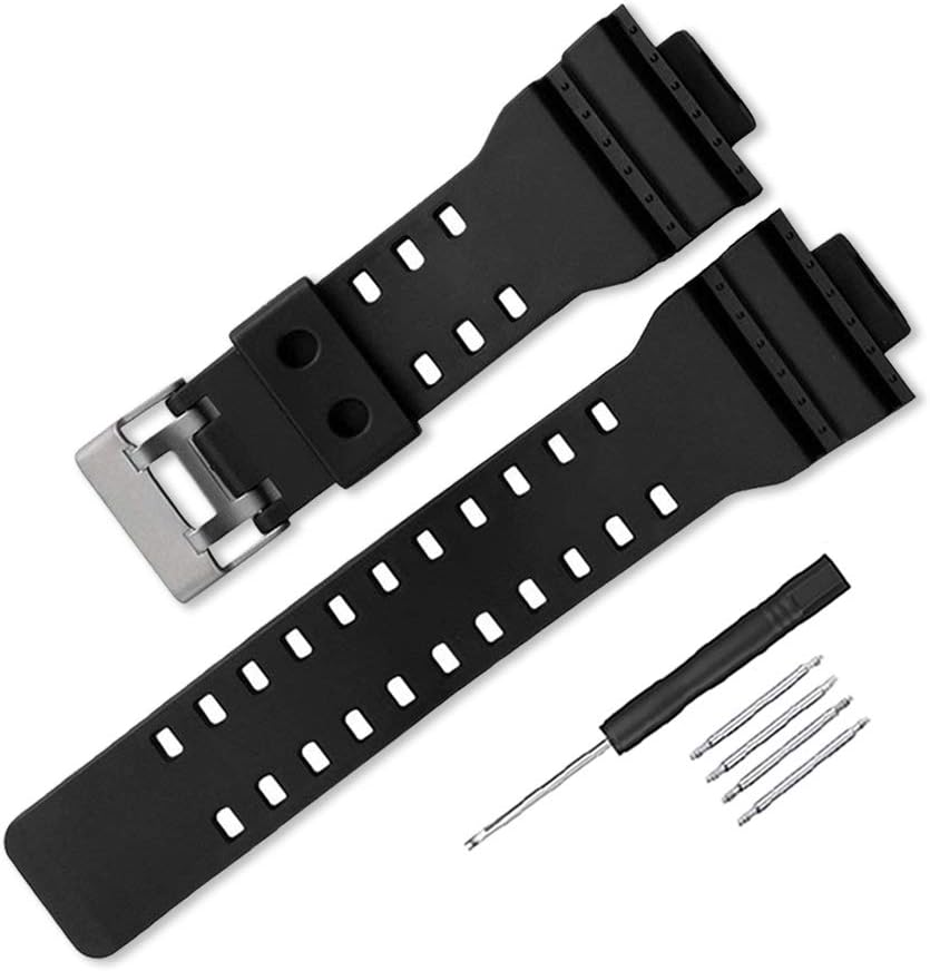 Watch Strap, Mounting Width 0.6 inches (16 mm), G-SHOCK Genuine Band Compatible, Waterproof, Casio G-8900A, GR-8900A, GW-8900A, GA-110, GA-100, GD-100, GD-110