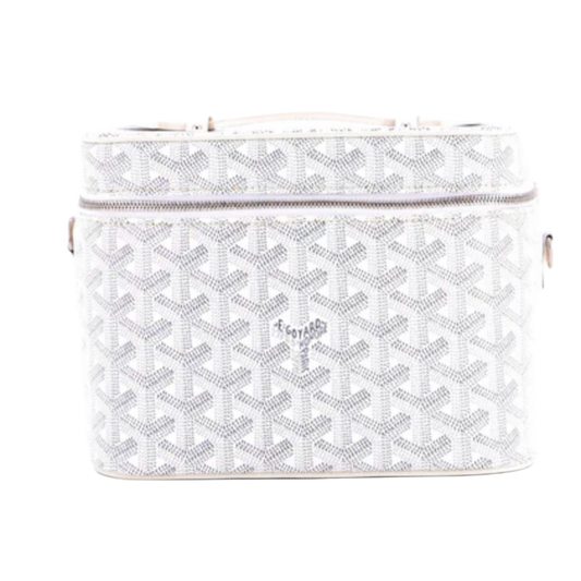 GOYARD 'WHITE' MUSE MINI VANITY