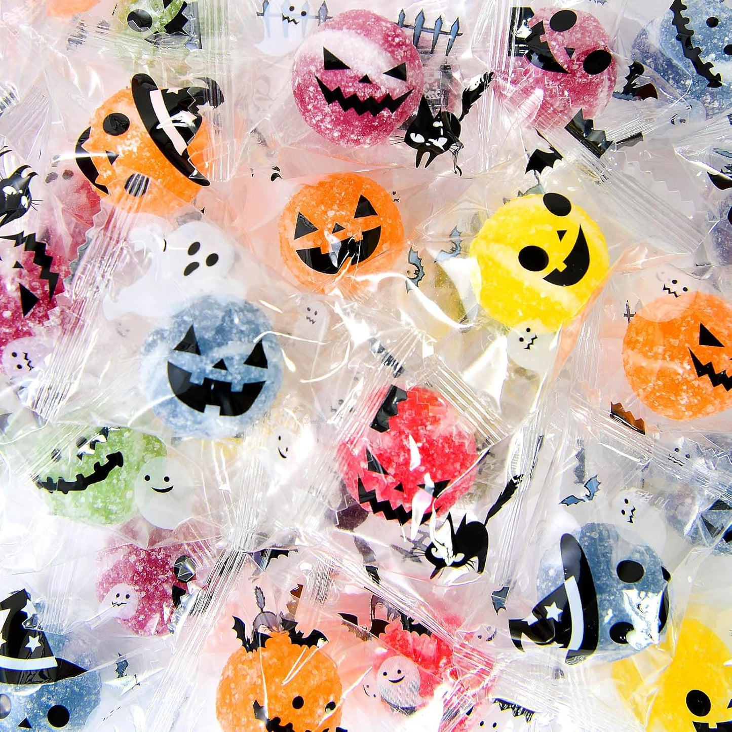 Festival Plaza Set of 180, Halloween, Sleet Balls, 1 Bag, Approximately 18 Pieces, 10 Bags, Set of Halloween Sweets, Candies, Candies, Sweets, Treats, Assorted, Commercial Use, Individual Packaging