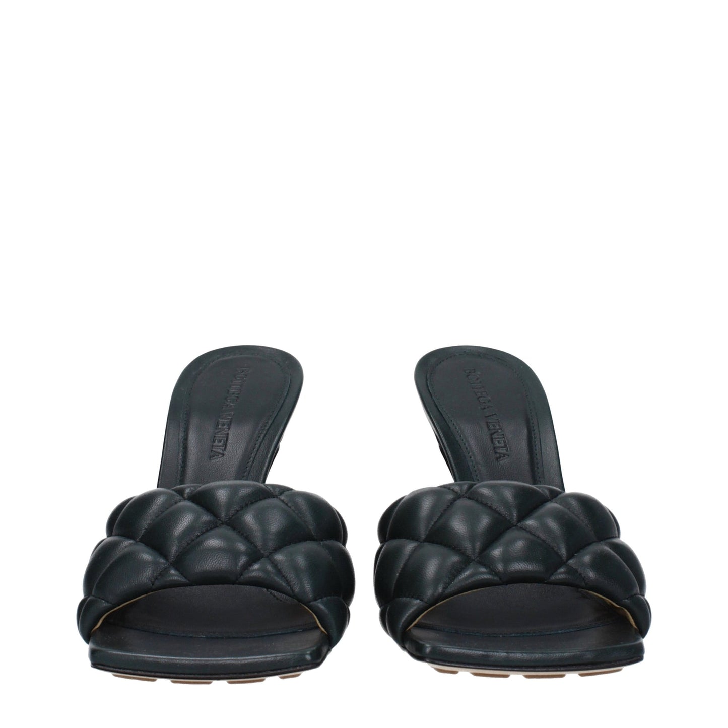 Bottega Veneta Sandals Women Leather Green/Ink - Image 1