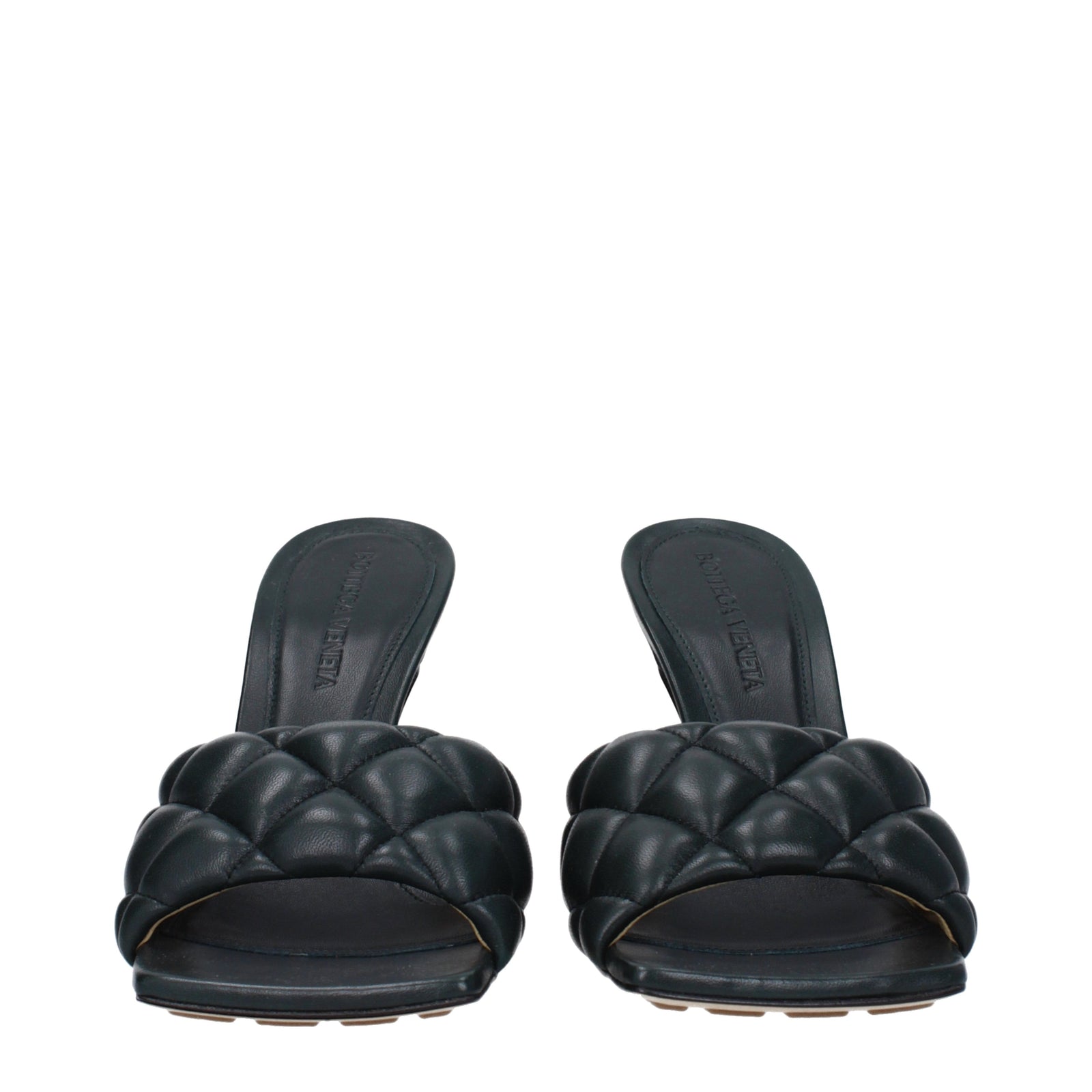 Bottega Veneta Sandals Women Leather Green/Ink - Image 1