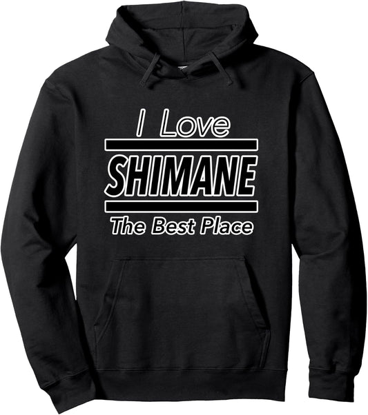 I Love Shimane JIMOT (47 Prefectures) Jimoty Gift Souvenir Funny Goods Hoodie