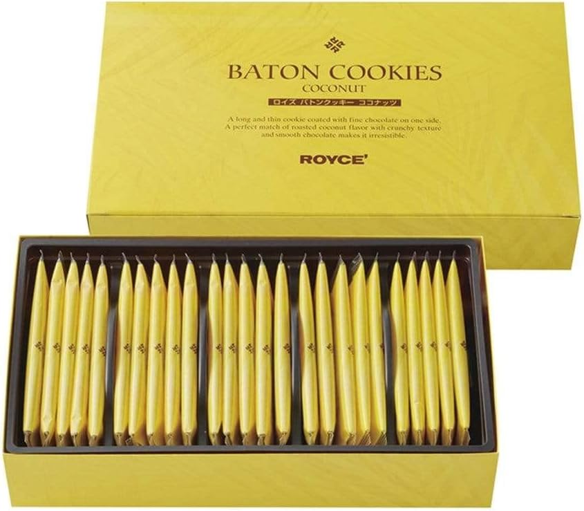 ROYCE'(ロイズ) Baton Cookie [Coconut] [Hokkaido Sweets] 25 pieces (x 1)