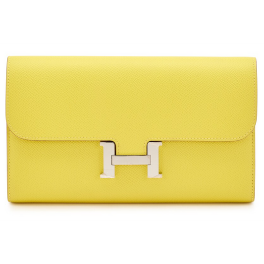 HERMES 'YELLOW CONSTANCE' TO-GO WALLET