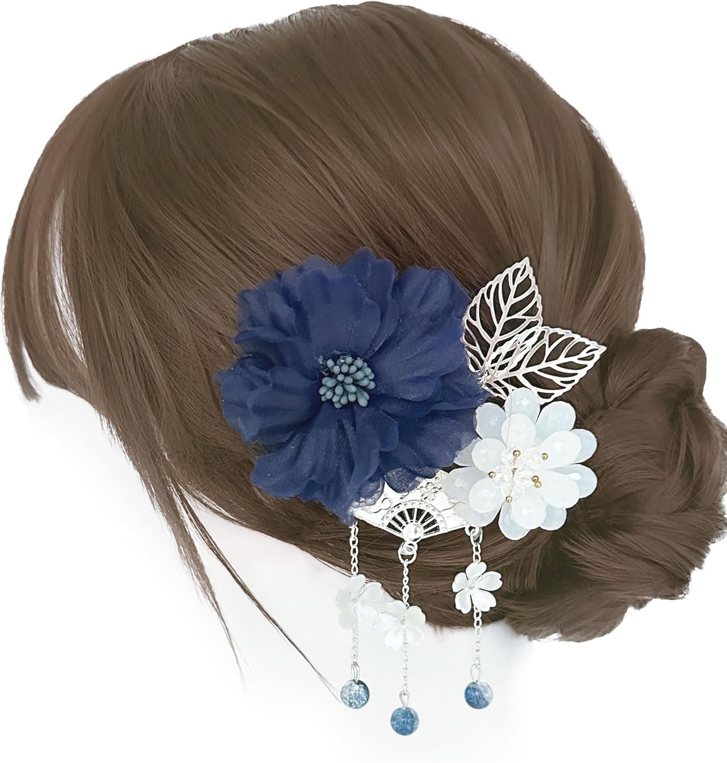 Baramoly Hair Ornament, Cute, Swaying Pearl Charm, Coming of Age Ceremony, Shichi-Go-San Fireworks Display, Yukata, Front Photography, Graduation Ceremony, Kindergarten Entrance Ceremony, Bride