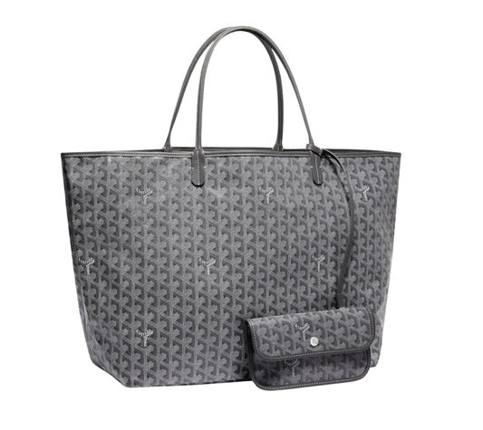 GOYARD 'GREY' SAINT LOUIS GM BAG