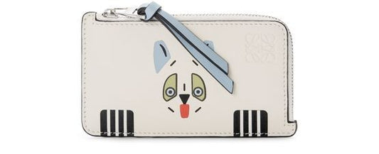 LOEWE Futurist Cat coin cardholder in classic calfskin - Image 1