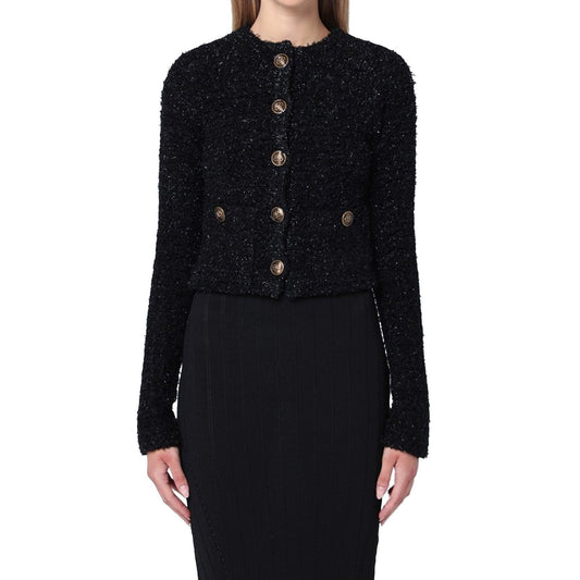 Balenciaga CropBoucléKardigan - Image 1