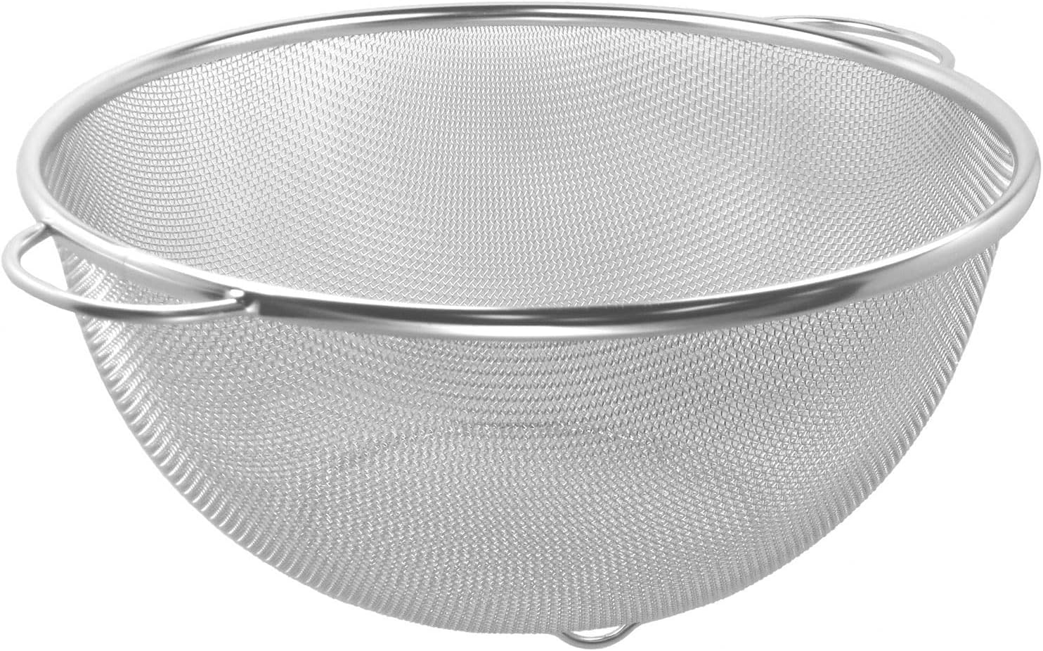 Nagao Tsubamesanjo Colander, Outer Diameter 8.7 inches (22 cm), 18-8 Stainless Steel, Made in Japan