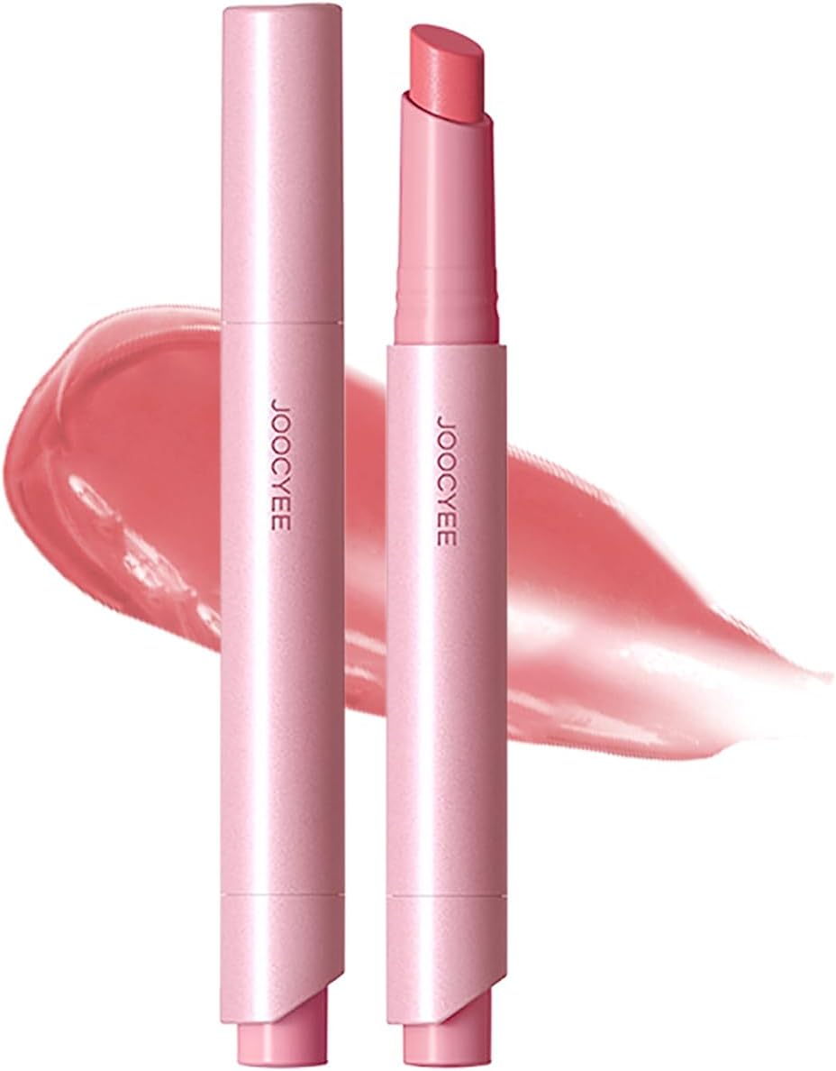 Joocyee Lip Gloss Photochromic Film Forming, Glossy Lip, Ultra Long Lasting No Falling Lip, Highly Moisturizing, Does Not Stick to Mask, Waterproof, Quick Drying, Natural Gloss