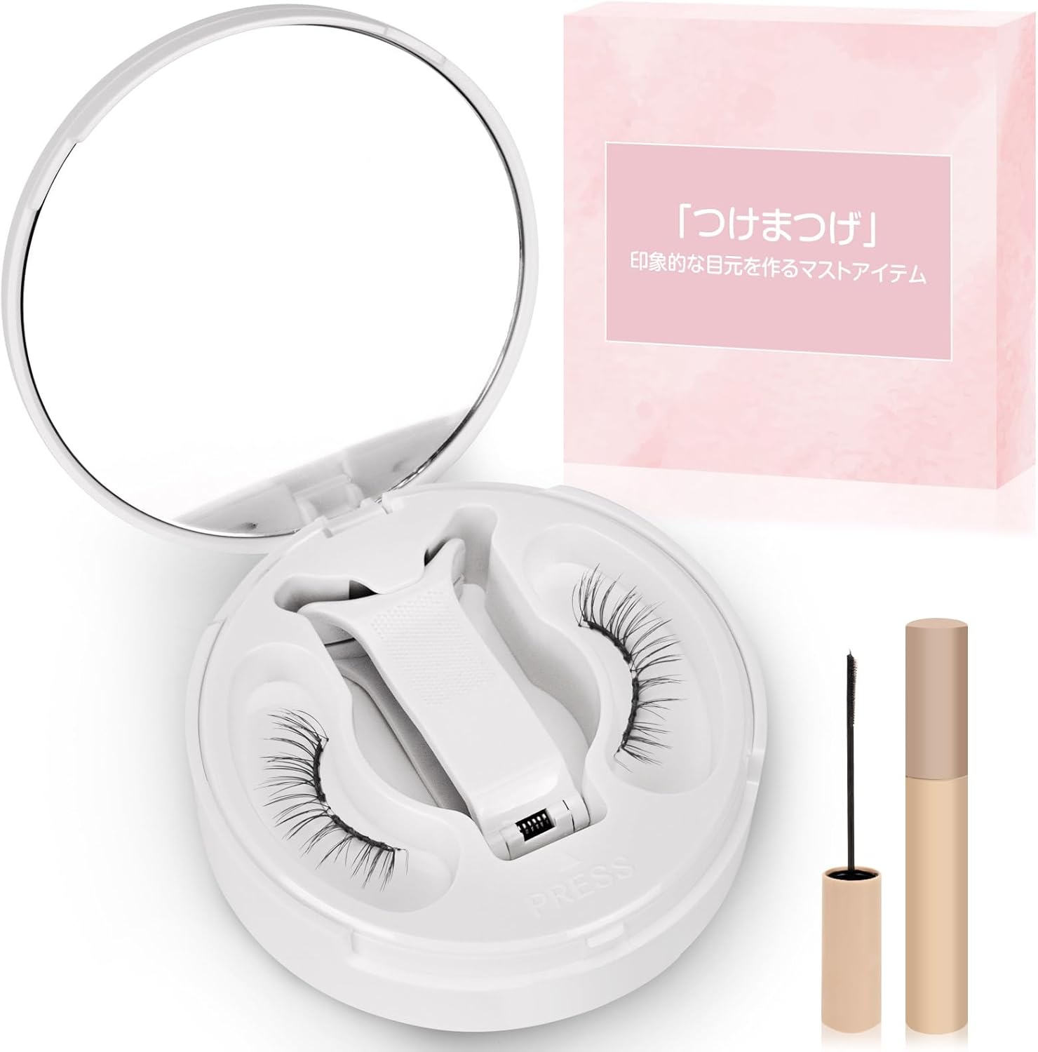 False Eyelashes, No Glue Required, Magnetic False Eyelashes, No Makeup Lashes, Thin Makeup, Soft, DIY, Reusable, Natural, 14#