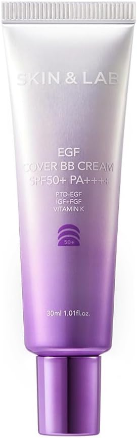 Skin & Lab EGF Cover BB Cream, 1.0 fl oz (30 ml)