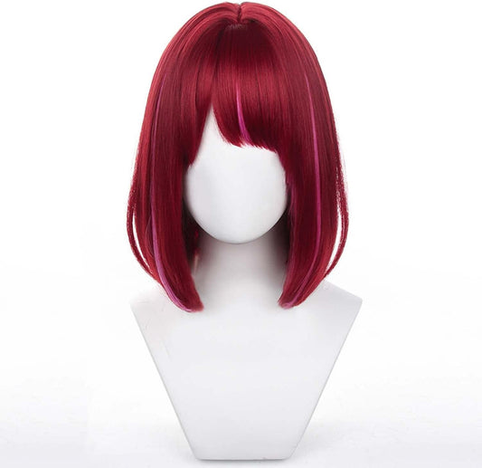 LVMEY Arima Kana Cosplay Wig, Disguise, Heat Resistant Wig, Cosplay Costume, Accessory for Cosplay, Includes Wig Net, Comic Event, Halloween, Christmas, Cultural Festivals, Festivals, School Festivals