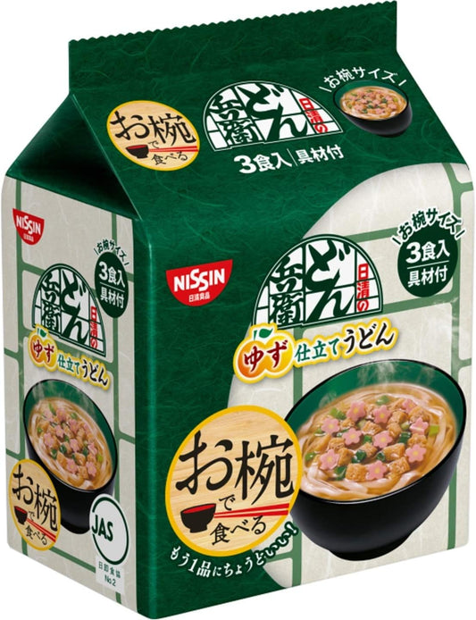 Nissin Foods Donbei Eat in a Bowl, Pack of 3 Servings