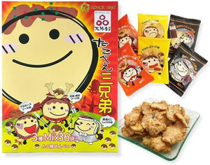 [Osaka Souvenir] Takobe-So Bros, 36 Bags, 3 Types, Mayonnaise Sauce Flavor, Original Priiden Sauce, Kansai Sauce Flavor, Soy Sauce Flavor, Sweets