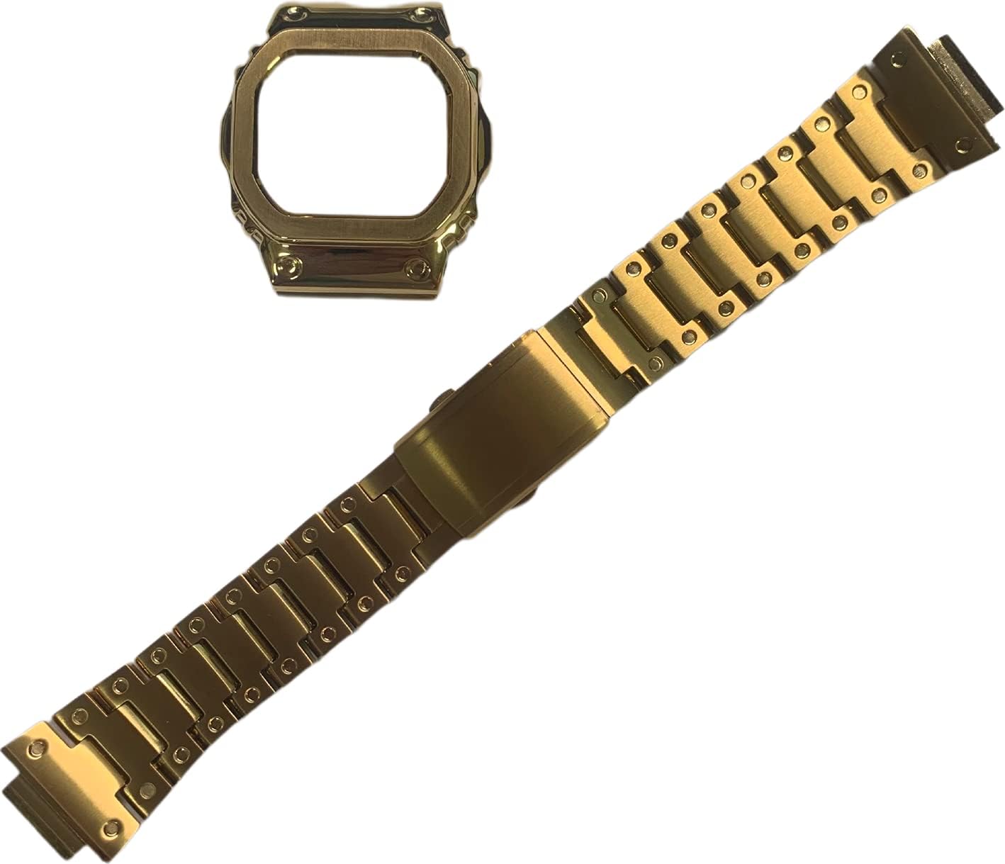 G-SHOCK Custom 5610 Series Compatible 316L Metal Stainless Steel Case Bezel Belt Set